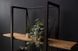 Дизайнерський Стелаж в стилі Loft Design 120x34x180h Чорний/Дерево ATL693 ATL693 фото 3