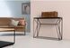 Дизайнерська Барна стійка з натурального дерева Loft Design 140х40х120h Чорний / Дерево ATL313 ATL313 фото 4
