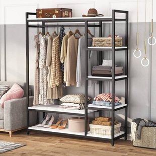 Дизайнерська Підлогова вішалка в стилі Loft Design 180x40x180h Чорний/Дерево ATL359 ATL359 фото