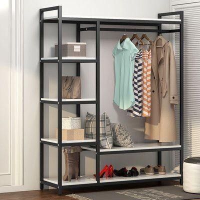 Дизайнерська Підлогова вішалка в стилі Loft Design 180x40x180h Чорний/Дерево ATL359 ATL359 фото