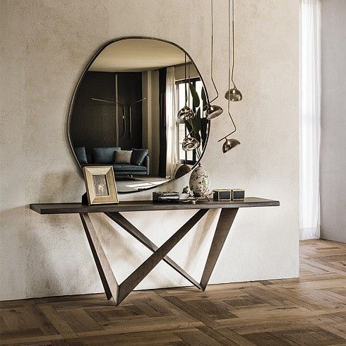 Дизайнерська Барна стійка з натурального дерева Loft Design 150х40х60h Чорний / Дерево ATL323 ATL323 фото