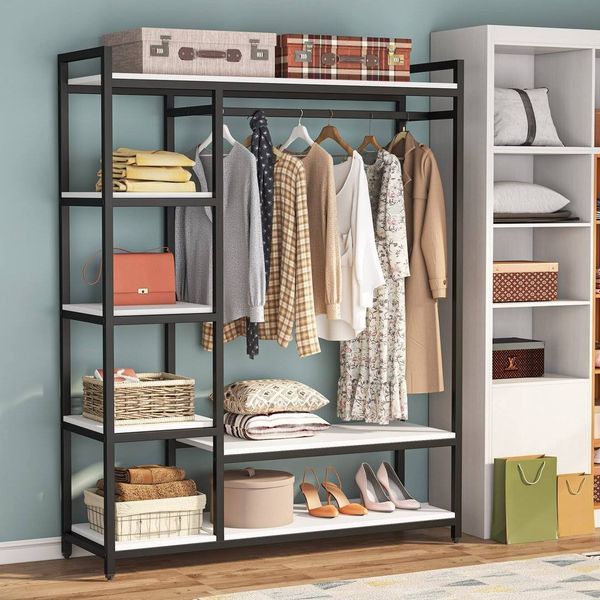 Дизайнерська Підлогова вішалка в стилі Loft Design 180x40x180h Чорний/Дерево ATL359 ATL359 фото