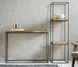 Комплект Дизайнерських Стелажів в стилі Loft Design 400x30x180h Чорний/Дерево ATL702 ATL702 фото 2