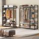 Дизайнерська Підлогова вішалка в стилі Loft Design 180x40x180h Чорний/Дерево ATL359 ATL359 фото 2