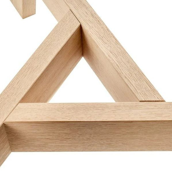 Дизайнерский Кухонный обеденный стол из натурального дерева Loft Design d100x75h Черный / Дерево ATL1359 ATL1359 фото