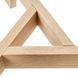Дизайнерский Кухонный обеденный стол из натурального дерева Loft Design d100x75h Черный / Дерево ATL1359 ATL1359 фото 2