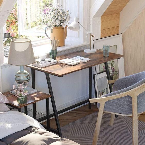 Дизайнерский Письменный компьютерный стол Loft Design 120x60x75h Черный/Дерево ATL725 ATL725 фото