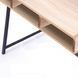 Дизайнерський Письмовий комп'ютерний стіл з полицями Loft Design 120x40x95h Чорний/Дерево ATL707 ATL707 фото 3