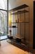Дизайнерський Стелаж в стилі Loft Design 200x30x220h Чорний/Мармур ATL958 ATL958 фото
