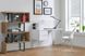 Дизайнерський Стелаж в стилі Loft Design 100x40x150h Чорний/Дерево ATL421 ATL421 фото 4