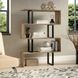 Дизайнерський Стелаж в стилі Loft Design 100x40x150h Чорний/Дерево ATL421 ATL421 фото 9