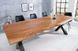 Дизайнерский Кухонный обеденный стол из натурального дерева Loft Design 300x80x75h Черный / Дерево ATL1510 ATL1510 фото 7