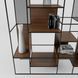 Дизайнерський Стелаж в стилі Loft Design 140x40x220h Чорний/Дерево ATL154 ATL154 фото 5
