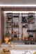 Комплект Дизайнерських Стелажів в стилі Loft Design 240x30x250h Чорний/Дерево ATL155 ATL155 фото