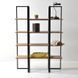 Дизайнерський Стелаж в стилі Loft Design 120x30x200h Чорний/Дерево ATL423 ATL423 фото 4