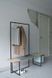 Дизайнерская Напольная вешалка в стиле Loft Design 160x40x160h Черный/Дерево ATL370 ATL370 фото