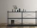 Дизайнерський Стелаж в стилі Loft Design 250x40x80h Чорний/Дерево ATL424 ATL424 фото 3