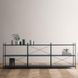 Дизайнерський Стелаж в стилі Loft Design 250x40x80h Чорний/Дерево ATL424 ATL424 фото 4