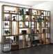 Комплект Дизайнерських Стелажів в стилі Loft Design 320x30x240h Чорний/Дерево ATL158 ATL158 фото 3
