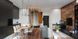 Дизайнерський Кухонний обідній стіл з натурального дерева Loft Design 240x60x75h Чорний / Дерево ATL202 ATL202 фото 2