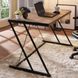 Дизайнерский Письменный компьютерный стол Loft Design 120x60x75h Черный/Дерево ATL016 ATL016 фото 1