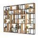 Комплект Дизайнерських Стелажів в стилі Loft Design 320x30x240h Чорний/Дерево ATL158 ATL158 фото 2