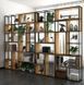 Комплект Дизайнерських Стелажів в стилі Loft Design 320x30x240h Чорний/Дерево ATL158 ATL158 фото 1