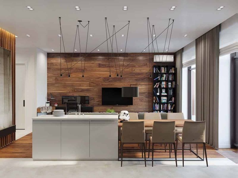 Дизайнерський Кухонний обідній стіл з натурального дерева Loft Design 240x60x75h Чорний / Дерево ATL202 ATL202 фото
