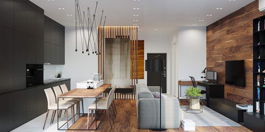 Дизайнерський Кухонний обідній стіл з натурального дерева Loft Design 240x60x75h Чорний / Дерево ATL202 ATL202 фото