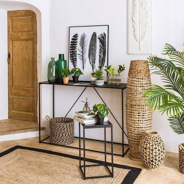 Дизайнерская Барная стойка из натурального дерева Loft Design 100х40х100h Черный / Дерево ATL315 ATL315 фото