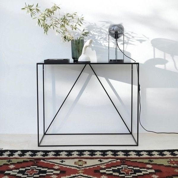 Дизайнерская Барная стойка из натурального дерева Loft Design 100х40х100h Черный / Дерево ATL315 ATL315 фото