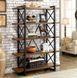 Дизайнерский Стеллаж в стиле Loft Design 200x30x200h Черный/Дерево ATL858 ATL858 фото 3