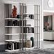 Дизайнерский Стеллаж в стиле Loft Design 200x40x220h Серый/Дерево ATL407 ATL407 фото 1