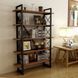 Дизайнерский Стеллаж в стиле Loft Design 200x30x200h Черный/Дерево ATL858 ATL858 фото 7