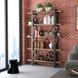 Дизайнерский Стеллаж в стиле Loft Design 200x30x200h Черный/Дерево ATL858 ATL858 фото 4