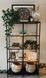 Дизайнерский Стеллаж в стиле Loft Design 120x40x200h Черный/Стекло ATL426 ATL426 фото 4