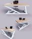Дизайнерський Письмовий комп'ютерний стіл Loft Design 160x60x75h Білий/Дерево ATL488 ATL488 фото