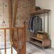 Дизайнерская Напольная вешалка в стиле Loft Design 100x40x170h Серый/Дерево ATL374 ATL374 фото 5