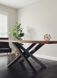 Дизайнерський Кухонний обідній стіл з натурального дерева Loft Design 200x60x75h Чорний / Дерево ATL1145 ATL1145 фото 6