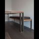 Дизайнерский Кухонный обеденный стол из натурального дерева Loft Design 200x80x75h Серый / Дерево ATL205 ATL205 фото 2