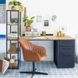 Дизайнерський Письмовий комп'ютерний стіл з полицями Loft Design 120x60x150h Чорний/Дерево ATL254 ATL254 фото 3