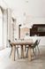 Дизайнерський Кухонний обідній стіл з натурального дерева Loft Design 180x80x75hКоричневий / Дерево ATL1467 ATL1467 фото