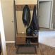 Дизайнерская Напольная вешалка в стиле Loft Design 100x40x160h Черный/Дерево ATL380 ATL380 фото 3