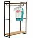Дизайнерская Напольная вешалка в стиле Loft Design 160x40x180h Черный/Дерево ATL381 ATL381 фото