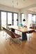 Дизайнерський Кухонний обідній стіл з натурального дерева Loft Design 240x60x75h Чорний / Дерево ATL211 ATL211 фото 1