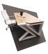 Дизайнерский Письменный компьютерный стол Loft Design 160x80x75h Белый/Дерево ATL464/3 ATL464-2 фото