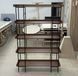 Дизайнерский Стеллаж в стиле Loft Design 160x40x200h Черный/Дерево ATL434 ATL434 фото 5