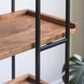 Дизайнерский Стеллаж в стиле Loft Design 160x40x200h Черный/Дерево ATL434 ATL434 фото 2