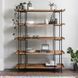 Дизайнерский Стеллаж в стиле Loft Design 160x40x200h Черный/Дерево ATL434 ATL434 фото 6
