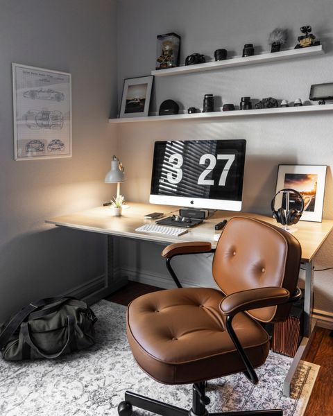 Дизайнерский Письменный компьютерный стол Loft Design 120x60x75h Серый/Дерево ATL339 ATL339 фото